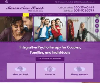 Karenannbrooklcsw.com(Family Therapist) Screenshot