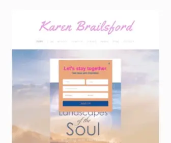 Karenbrailsford.com(Official site of Karen Brailsford) Screenshot