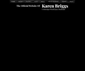Karenbriggsviolin.com(The Official Karen Briggs Website Specializing in Contemporary World Music) Screenshot