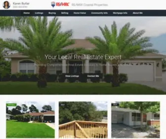 Karenbutler.com(Military realtor and Real Estate Agent Fort Walton Beach and Destin homes for Sale) Screenshot