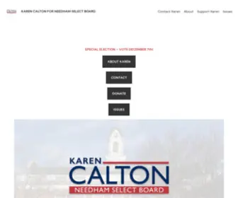 Karencalton.com(SPECIAL ELECTION) Screenshot