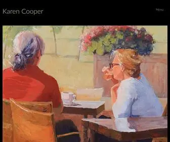 Karencooperpaintings.com(Karen Cooper paintings) Screenshot