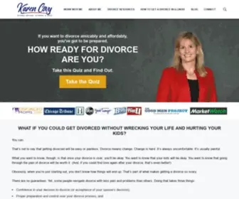 Karencovy.com(Chicago Divorce Adviser and Attorney Karen Covy) Screenshot