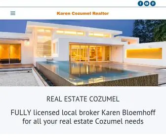 Karencozumelrealtor.com(Real Estate Cozumel) Screenshot