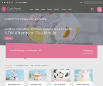 Karendaviessugarcraft.co.uk(Cake Decorating Moulds) Screenshot