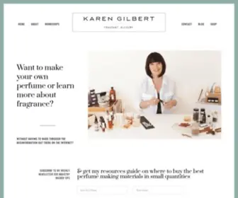 Karengilbert.co.uk(Perfumery & Natural Beauty) Screenshot