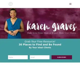 Karengravescoaching.com(Karen Graves) Screenshot