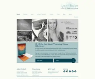 Karenhaller.co.uk(Karen Haller Colour and Design Consultancy is based in West London) Screenshot