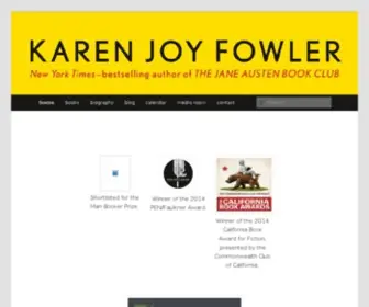 Karenjoyfowler.com(KAREN JOY FOWLER) Screenshot