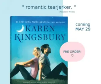 Karenkingsbury.com(Karen Kingsbury) Screenshot