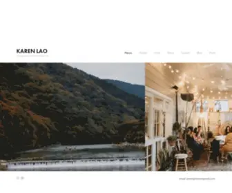 Karenlao.com(Photography portfolio) Screenshot