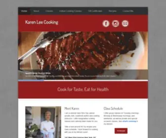 Karenleecooking.com(Karen Lee Cooking) Screenshot