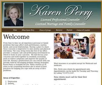 Karenperrytherapist.com(Karen Perry) Screenshot