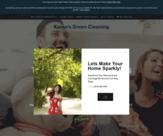 Karensgreencleaning.com(#1 House Cleaning Services Minneapolis) Screenshot