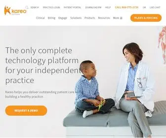Kareo.com(Medical Software for Your Independent Practice) Screenshot