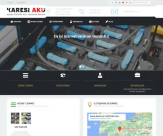 Karesiaku.com(Karesi Forklift Akü Yenileme Servisi) Screenshot