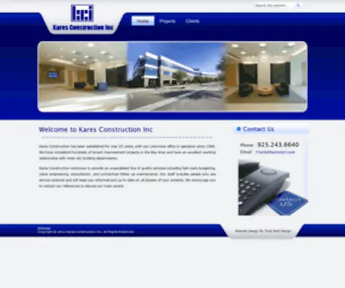 Karesnet.com(Kares Construction) Screenshot