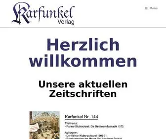 Karfunkel.de(Karfunkel Verlag) Screenshot