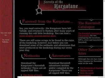 Kargatane.com(The Unofficial Ravenloft) Screenshot