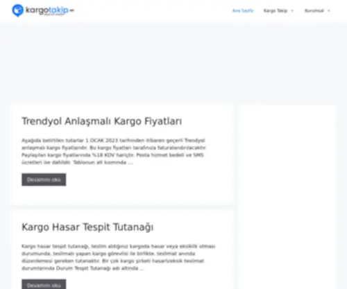 Kargotakip.co(Kargo Takip) Screenshot