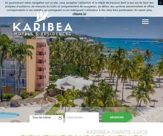 Karibea.com(Hôtels en Martinique et Guadeloupe & résidences) Screenshot