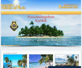Karibikreisen24.de(Karibikreisen 24) Screenshot