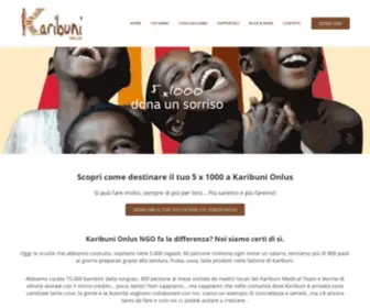 Karibuni.org(Karibuni Onlus) Screenshot