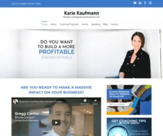 Kariekaufmann.com(Coach Karie Kaufmann) Screenshot