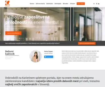 Kariera.si(Najboljše zaposlitvene priložnosti na enem mestu) Screenshot