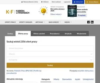 Karierawfinansach.pl(Praca i kariera w ksi) Screenshot