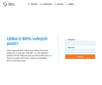 Karierniakademie.cz(Úvodní stránka) Screenshot