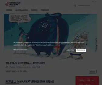 Karikaturmuseum.at(Karikaturmuseum Krems) Screenshot