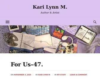 Karilynnm.com(Author & Artist) Screenshot