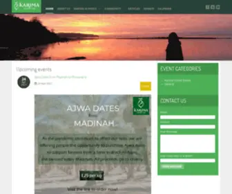 Karima.org.uk(Karima Foundation) Screenshot