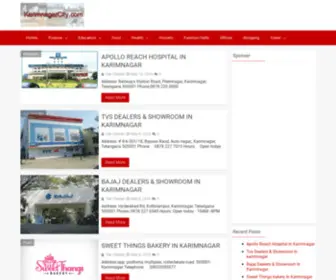 Karimnagarcity.com(Karimnagar City) Screenshot