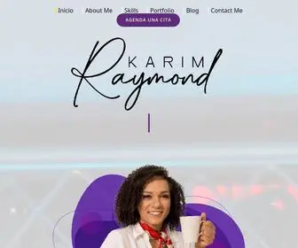 Karimraymond.com(Meet Karim Raymond) Screenshot