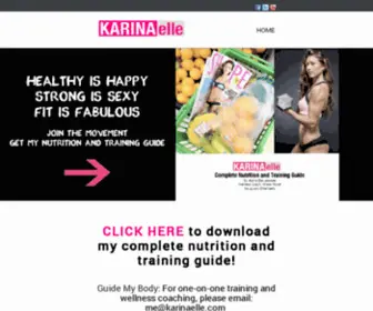 Karinaelle.com(HIIT (High Intensity Interval Training)) Screenshot