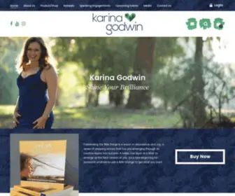 Karinagodwin.com(About Karina Godwin) Screenshot