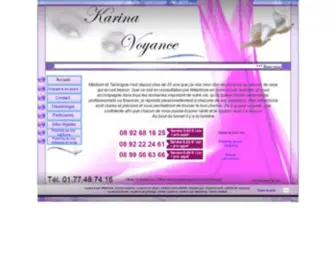 Karinavoyance.fr(This domain was registered by Youdot.io) Screenshot