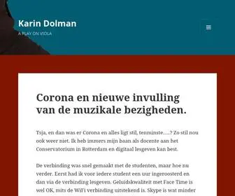 Karindolman.nl(A PLAY ON VIOLA) Screenshot