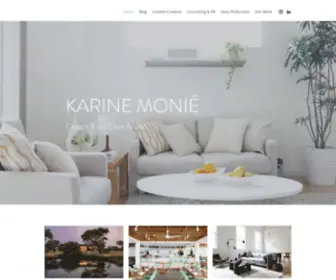 Karinemonie.com(Karine Monié Studio) Screenshot