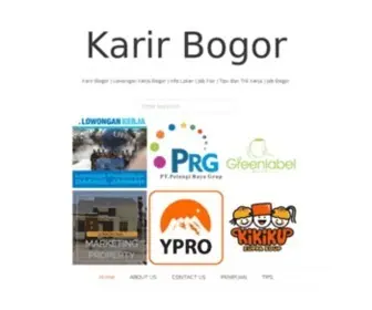 Karirbogor.com(Karir Bogor) Screenshot