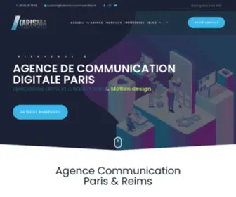 Karisma-Communication.fr(Agence de communication digitale Paris) Screenshot