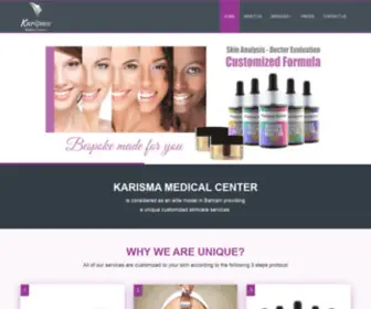 Karismamedical.com(Karisma Medical Center) Screenshot