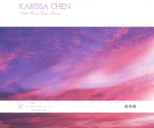 Karissachen.com(Karissa Chen) Screenshot