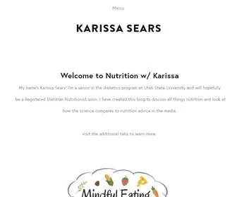 Karissasears.com(KARISSA SEARS) Screenshot