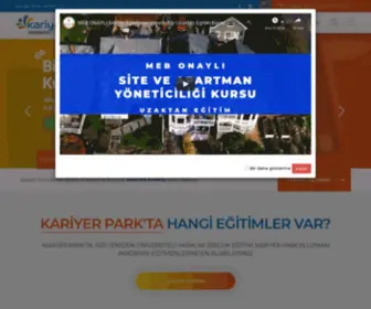 Kariyerpark.com.tr(E-Devlet ve Üniversite Onaylı Sertifikalı Eğitimler) Screenshot