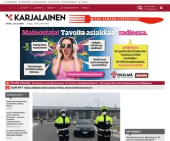Karjalainen.fi(Uutiset) Screenshot