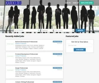 Karkidi.com(Data Science Jobs) Screenshot