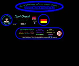 Karl-Fritsch.de(Herzlich Willkommen auf der privaten Homepage von Karl Fritsch) Screenshot